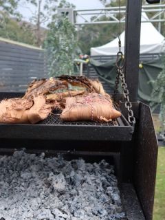 bark wrapped fish